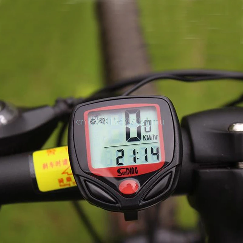 AIMOMETER водонепроницаемые Аксессуары для велосипеда велосипедный метр одометра Спидометр с ЖК-дисплеем велосипедный компьютер проводной Секундомер