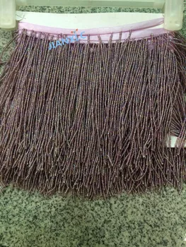 

5 yards beaded tassel fringe best quality DiuDiu-102723 beads tube for dress decoration