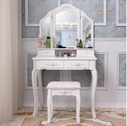 European dressing table bedroom garden small apartment simple dressing table modern princess mini economic makeup table