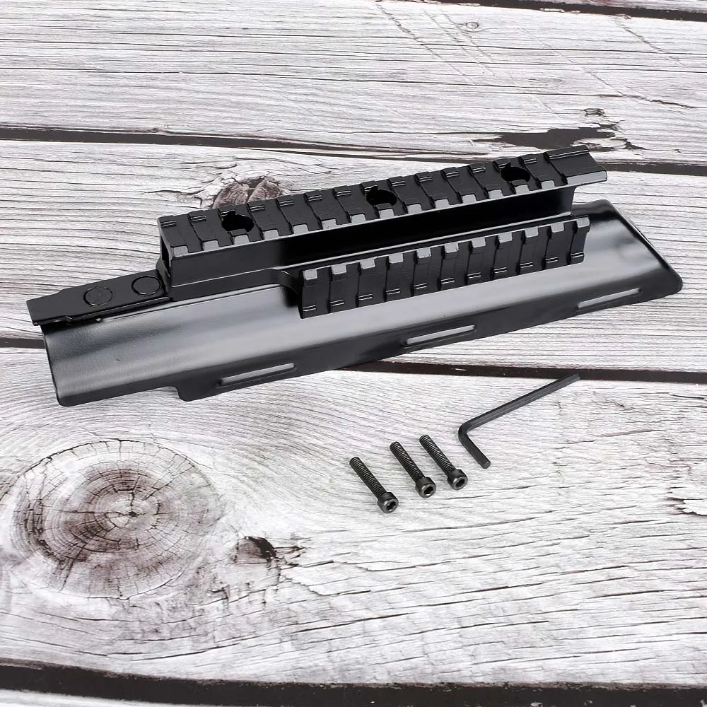 

AK 47 Receiver Top Cover Scope Mount Series Tri-Rail Integral Picatinny Rifle Weaverer Rail Top Scope Mount Accessories