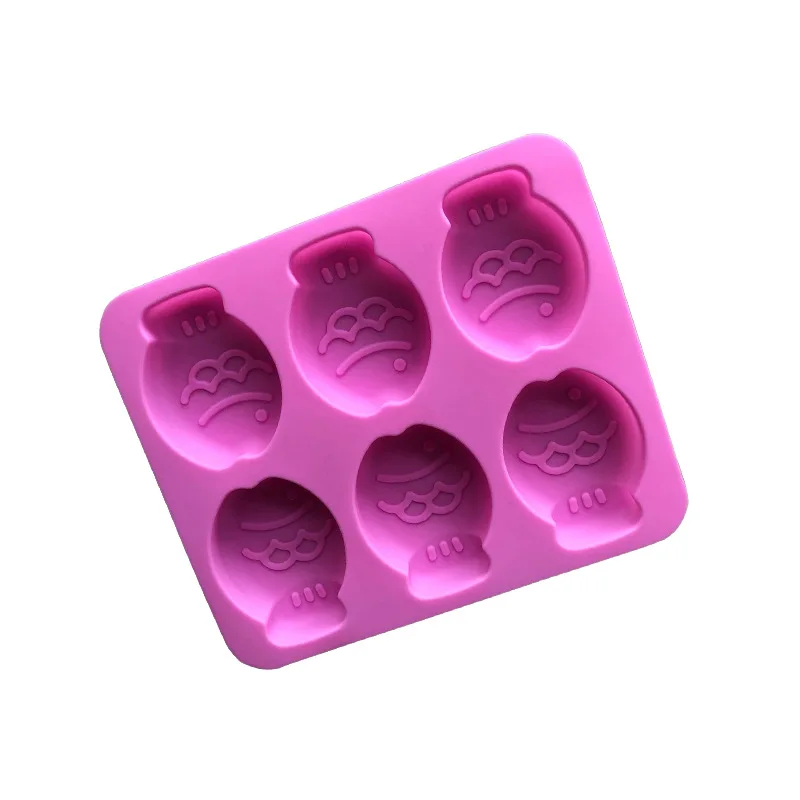 6 даже Мультяшные маленькие рыбки серии Силиконовый для тортов и мыла Mold DIY