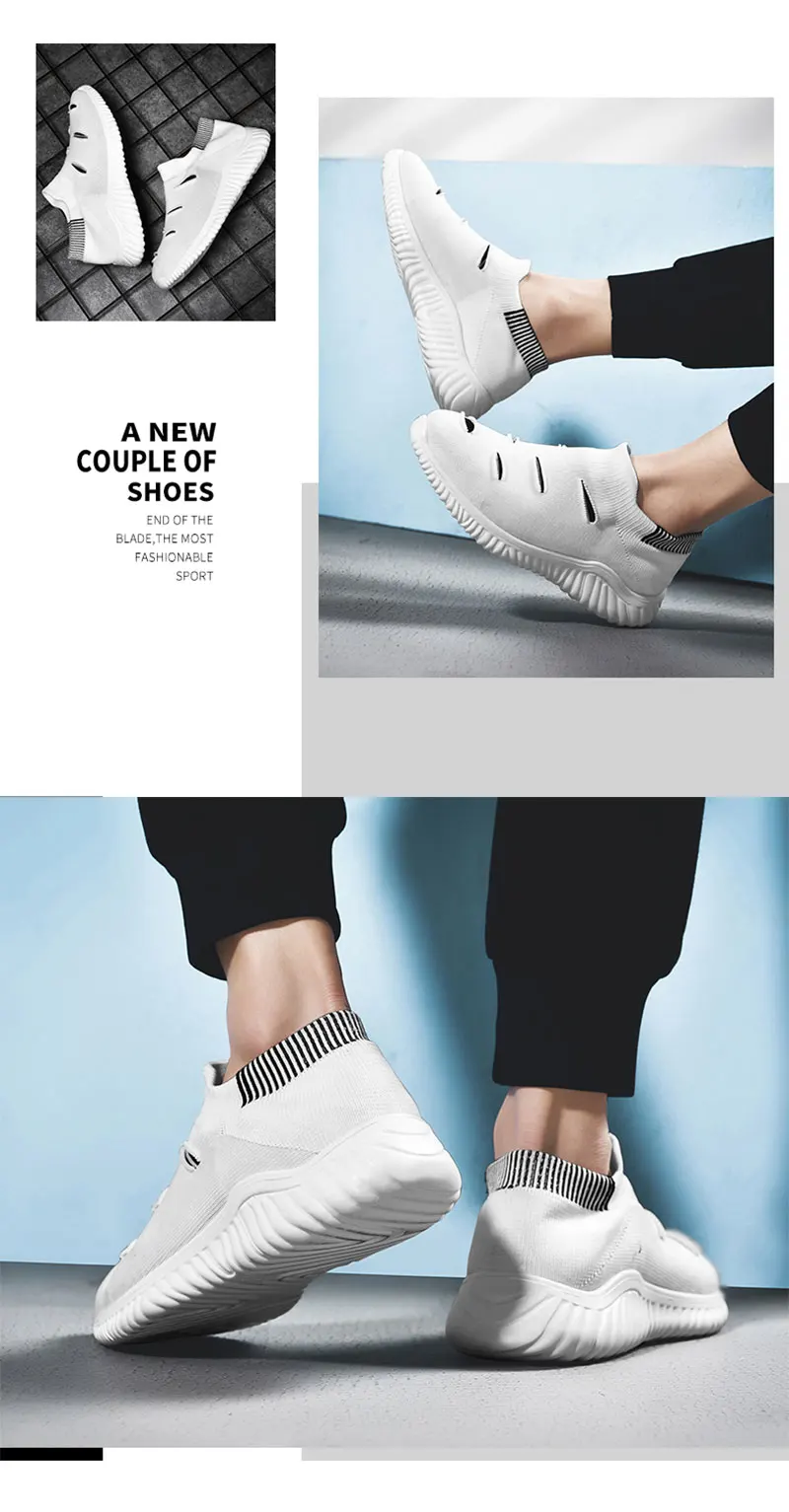 New Summer Hot Sale Man Casual Shoes Breathable Light Fashion Male Loafers Adult Outdoor Soft Non-slip Black Men Sneakers (9)