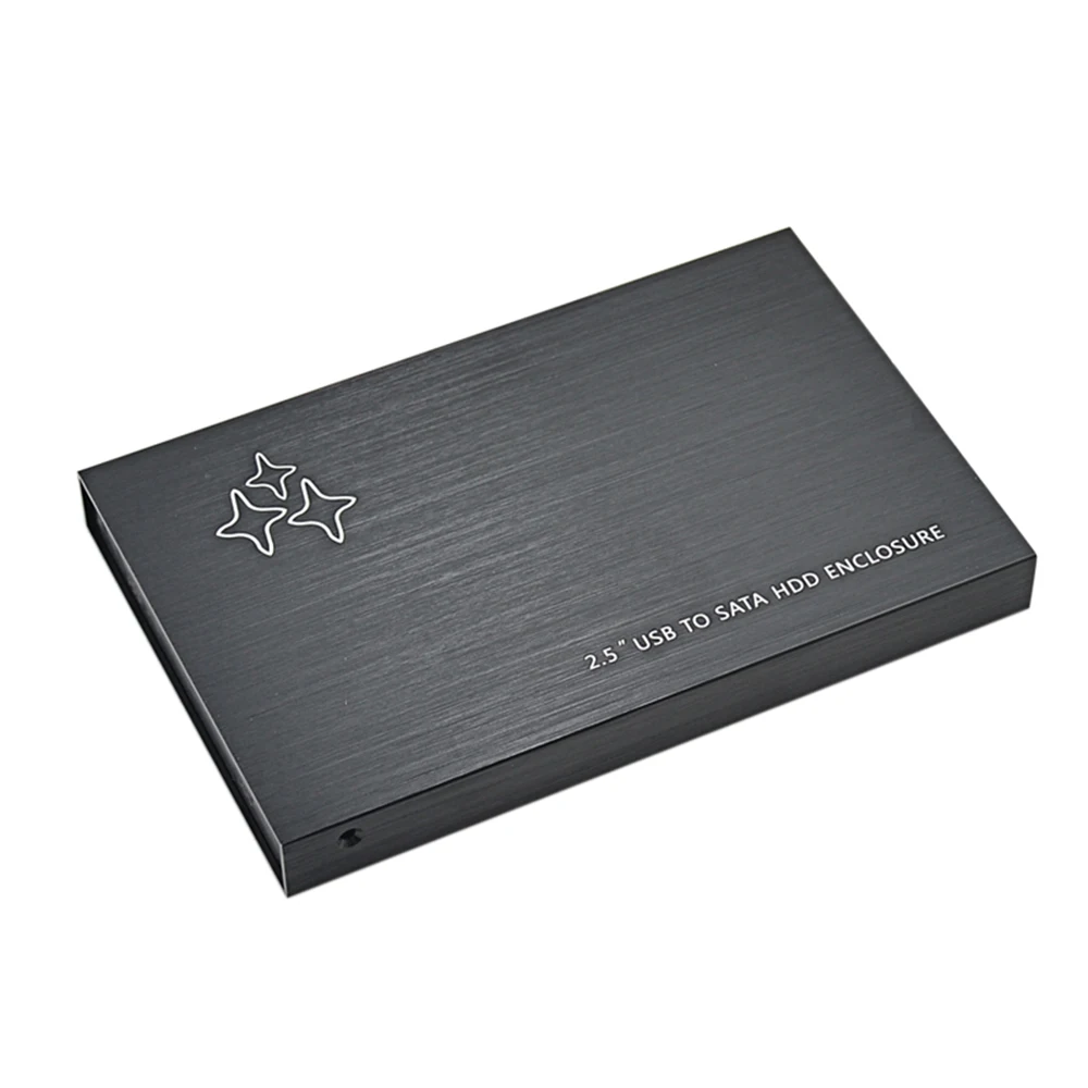 

TISHRIC Box For 2.5 Inch SATA To USB 2.0 Hard Disk External HD HDD SSD DVD Drive 500GB Enclosure 1TB Adapter Case Bay With Power