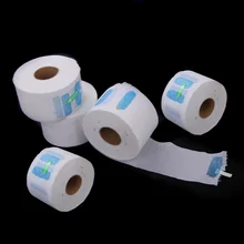 5 шт одноразовые бумажные полотенца для покрытия шеи, парикмахерский продукт, есть точка останова, глушитель, шарф, бумажные аксессуары для волос, бумажный воротник