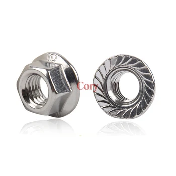 

Hexagon flange nuts M3 M4 M5 M6 M8 M10 M12 Toothed anti-slip nut CZYC