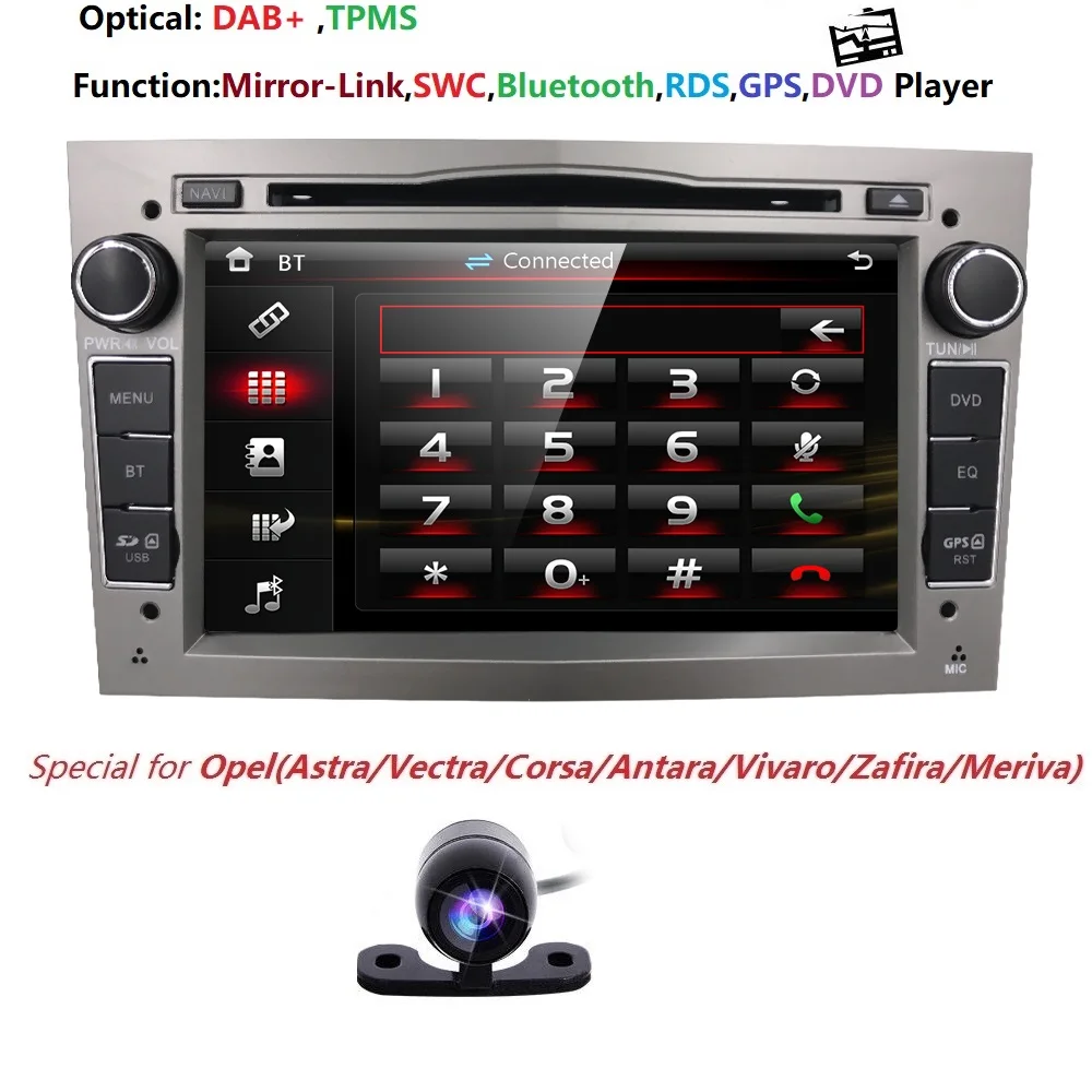 

wince6.0 800*480 Car DVD player GPS navigation For Vauxhall Opel Astra H G J Vectra Antara Zafira Corsa BT SWC DAB RearCameraSWC