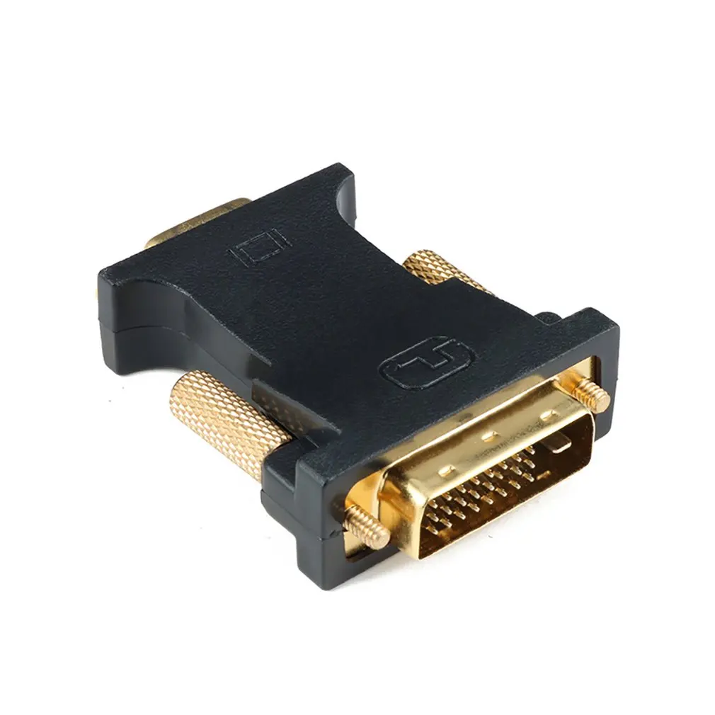 DVI 24+ 1 к VGA адаптер видео кабель конвертер 24+ 1 25Pin DVI-D к VGA 1080P