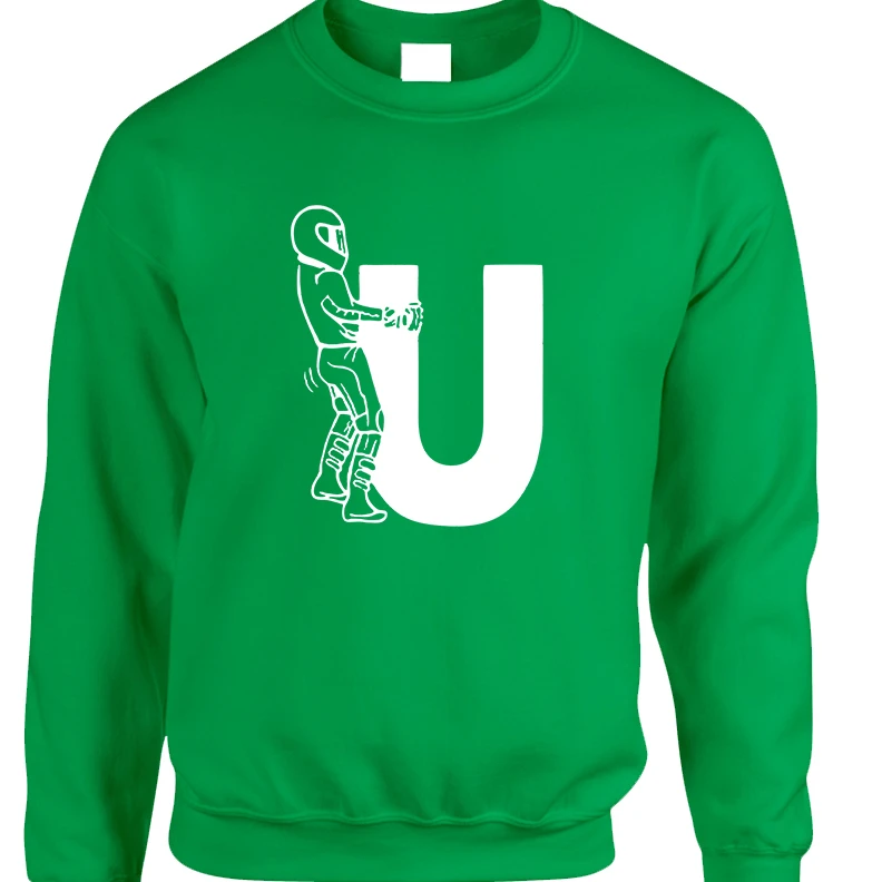 Adult Sweatshirt F U Motorcyclist Riding Cool Motorcycle Top (1)