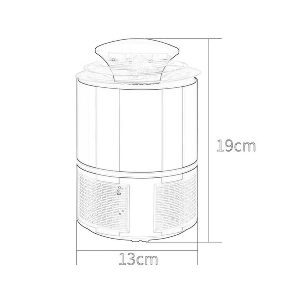 Электронный антимоскитный киллер, фотокаталитический светильник, ловушка для насекомых, USB питание, противомоскитная ловушка без излучения, с всасывающим вентилятором, светодиодный, Новинка