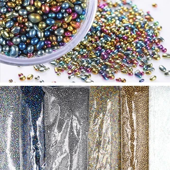 

1kg Nail Art Decoration Small Irregular Beads Manicure Shell Stone Glitter DIY Manicure Marble Crushed Stones Nails Decor