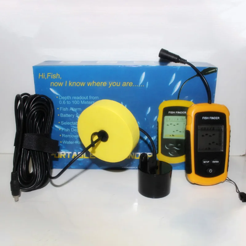 New Ultrasonic Wired Fish Finder Detecting Fish Group Sonar Fish Finder