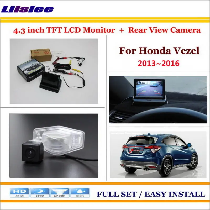 Liislee For Honda Vezel 2013 2014 2015 2016 In Car 4.3" Color LCD