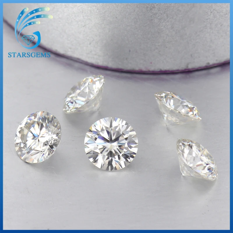 Test positive 4.0mm GH color round brilliant cut loose moissanites beads for engagement rings Test positive 4.0mm GH color round brilliant cut loose moissanites beads for engagement rings
