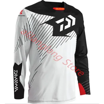 

2020 New Daiwa Professional Hiking Climbing Clothes Fishing Anti UV Anti Mosquito Breathable Quick-drying Fishing Shirt AK082