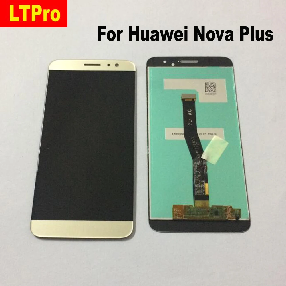

Top Quality Black White Gold LCD Display Touch Digitizer Screen Assembly For Huawei Nova Plus TD-LTE MLA-L11 MLA-L02 MLA-L12