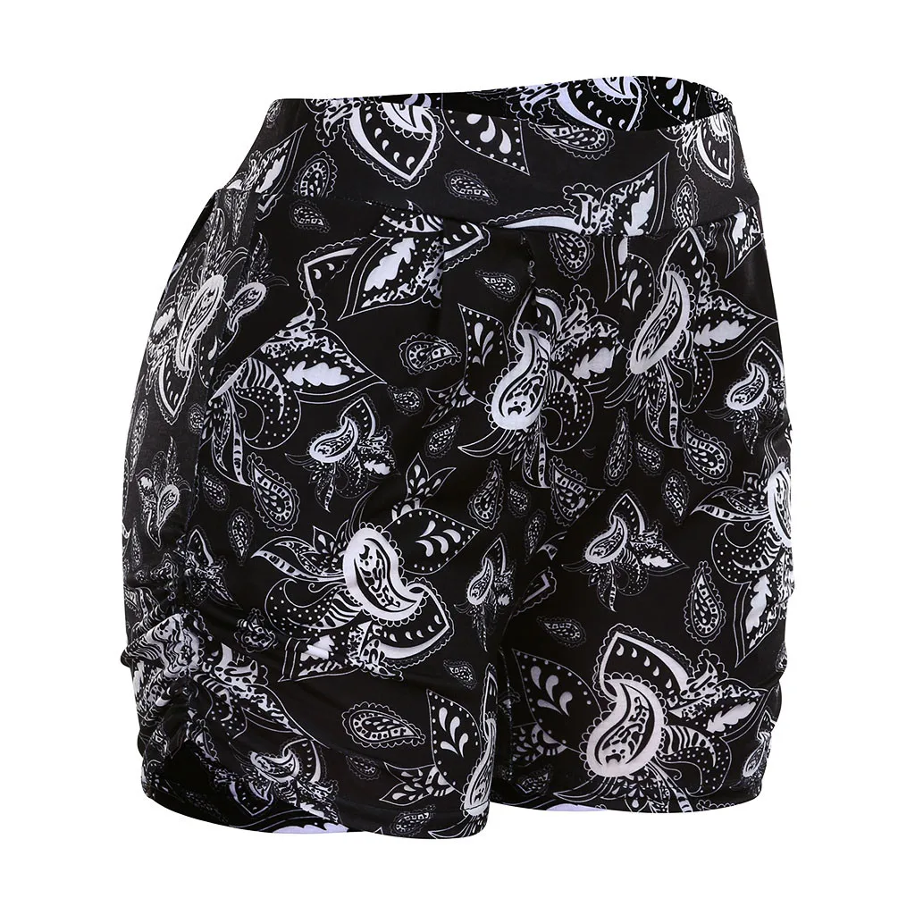 Женские шорты с карманами летние принтом 2019|Шорты| |