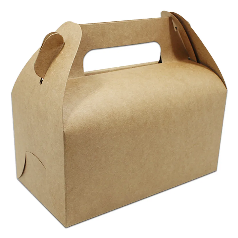DHL 160Pcs/lot Plain Blank White / Brown Bakery Gift Craft ...