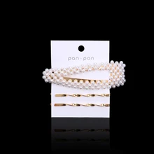 3 шт./компл. жемчужная металлическая заколка для волос расческа для волос заколка для прически аксессуары инструменты для ухода за красотой новое поступление