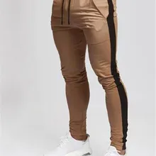 Мужские джоггеры Новые повседневные штаны Мужская брендовая одежда высокого качества Весенние длинные спортивные брюки эластичные мужские брюки для бега