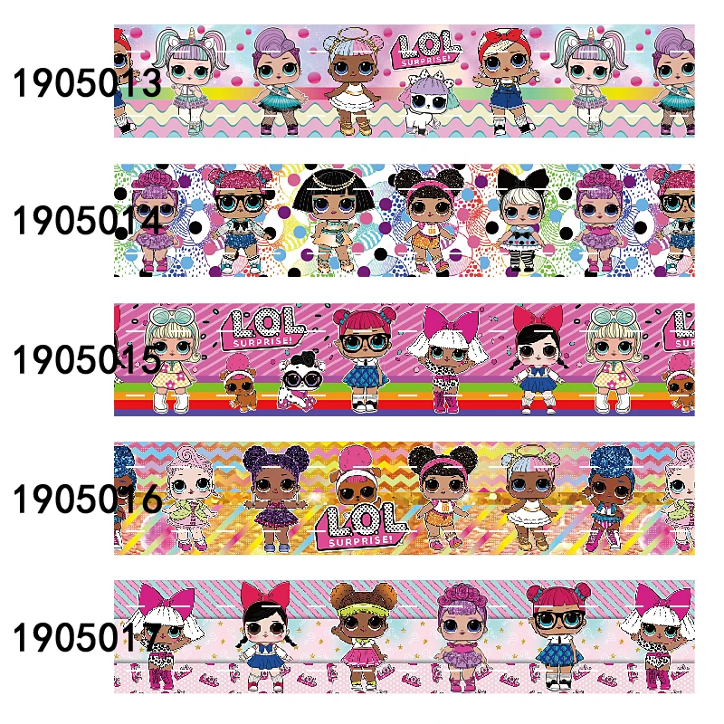 

Free shipping thermal transfer printed cartoon ribbon, 5/8" cartoon foe fold over elastic ribbon