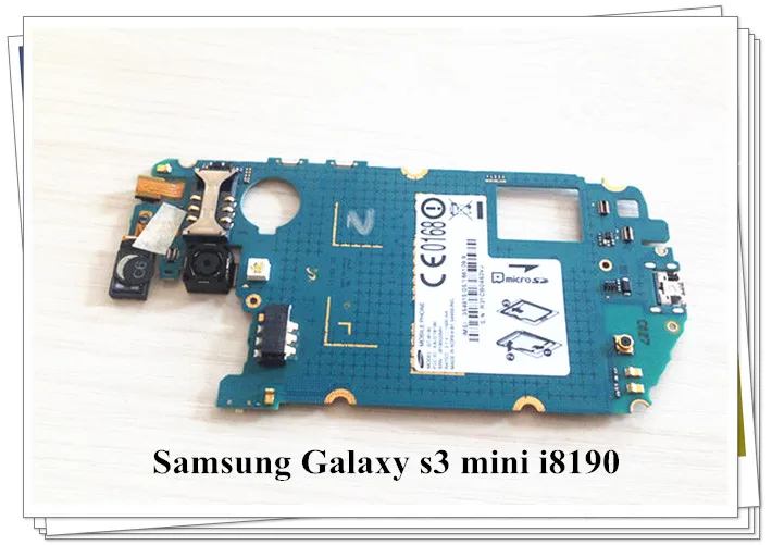 Разблокированная оригинальная материнская плата для samsung Galaxy s3 mini i8190 чистая IMEI