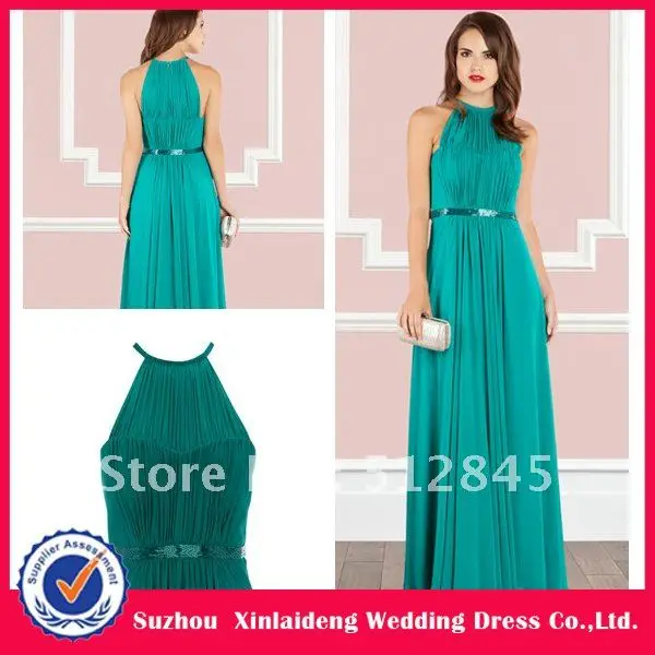 Yd 12061183 Vest Neck Jade Colored Maxi Long Bridesmaid Dress In Yd 12061183 Vest Neck Jade Colored Maxi Long Bridesmaid Dress