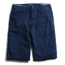 Летние повседневные шорты мужские Армейский зеленый синий красный, хаки Горячие карманы Тонкий Смарт новые мужские шорты до колена модные штаны хлопок рабочие