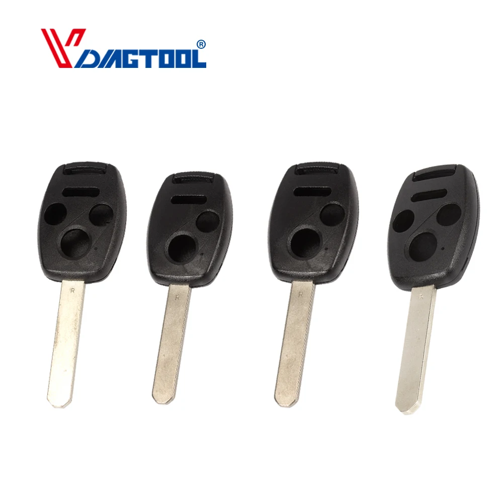 Чехол для автомобильного ключа Vdiagtool с 2/3/4 кнопками оболочка Honda Cr V Civic