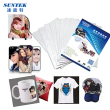 100 шт./лот A4 Размер сублимационная бумага для кружки, светлый цвет, футболка перенос документов para sublimacao