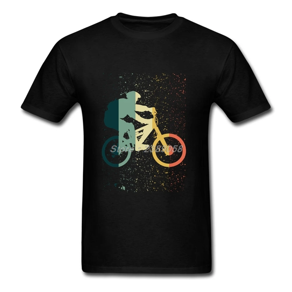Men T Shirts Mountain Bikes Slim Fit Printing MTB Clothing Short Sleeve