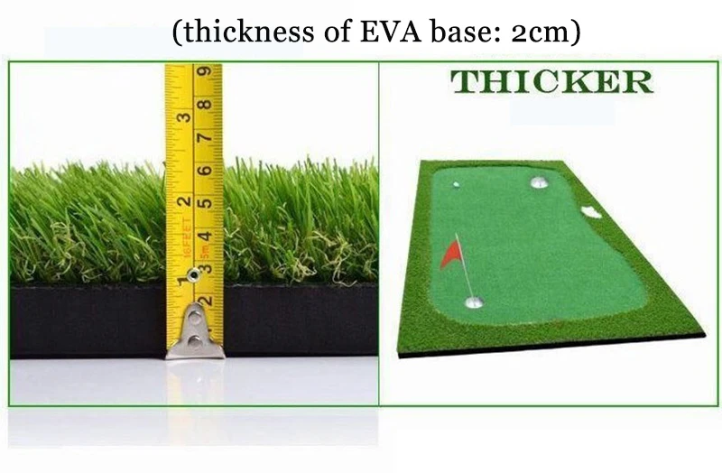 PGM 3.3ft*9.84ft Indoor Golf Putting Green Trainer Golf Putting Mat Artificial Turf Golf Putting Training Aids Equipment