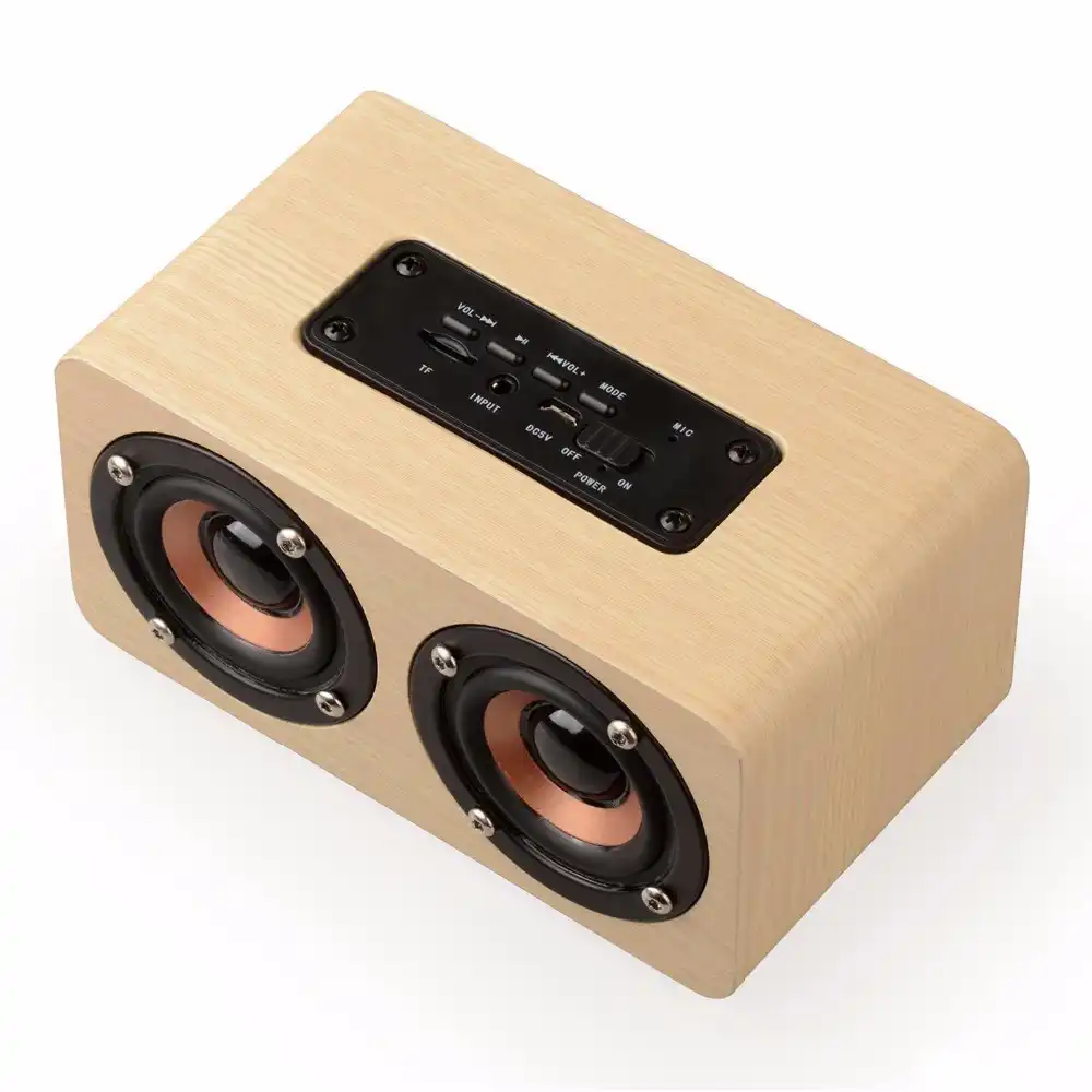 New Arrival 10w 2000mah Mini Wooden Portable Wireless Bluetooth Speaker Subwoofer For Huawei Samsung Xiaomi Iphone 6 6s 7 Bluetooth Speaker Subwoofer Wireless Bluetooth Speaker Subwooferspeaker Subwoofer Aliexpress