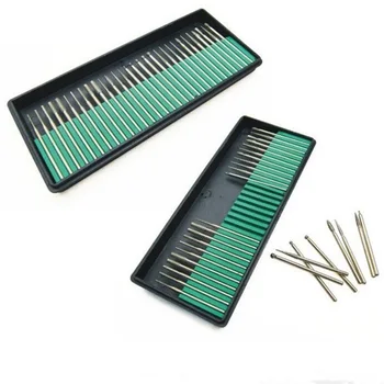 

30pcs Diamond Grinding Cutting Burr Set Drill Nail Bit Rotary Tool 150 Grit Part