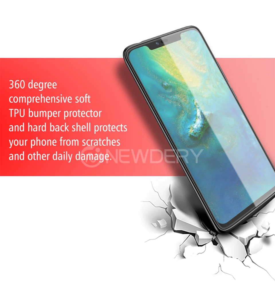 NEWDERY Новое поступление Горячая 4700 mAh батарея чехол для huawei mate 20 внешний контейнер для аккумуляторных батарей 5000 mAh мягкий TPU для mate 20 Pro