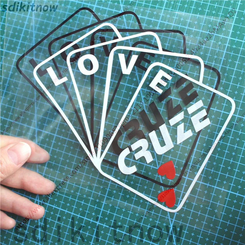 

New Love Car Sticker Door Window Decal Styling Decoration For chevrolet cruze 2009 2010 2011 2012 2013 2014 2017 accessories
