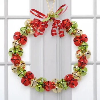 

Christmas Decorations Christmas Bells Wreaths Door Window Wall Garland Ornaments New Year Home Decorations