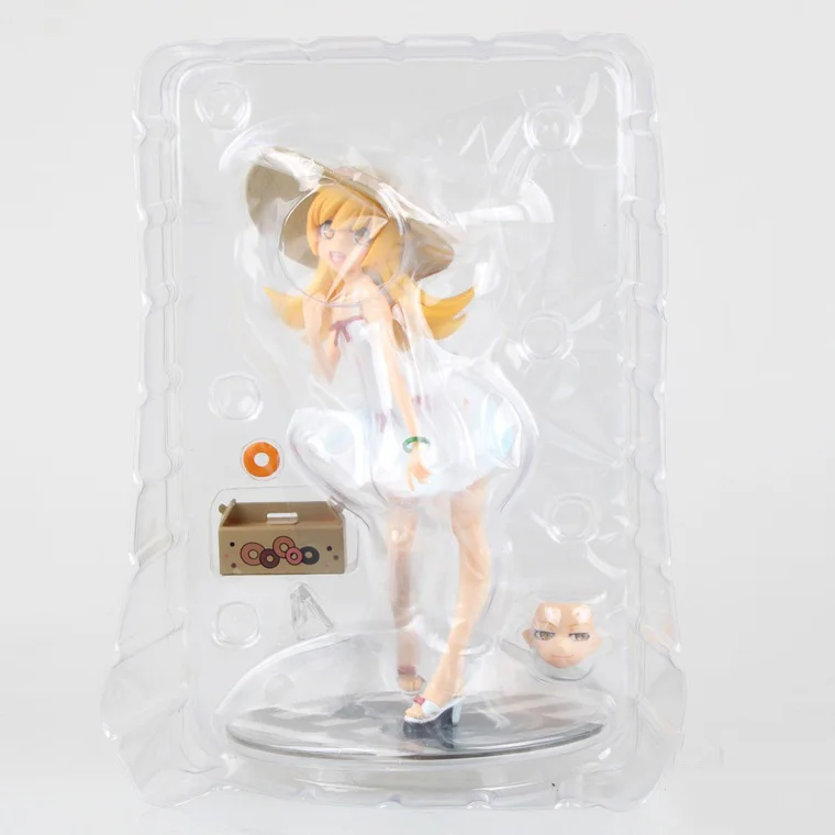 1 piece 17cm Retail Anime Monogatari Bakemonogatari Oshino Shinobu Painted PVC Action Figure Collection Model Toy Free Shipping (5)