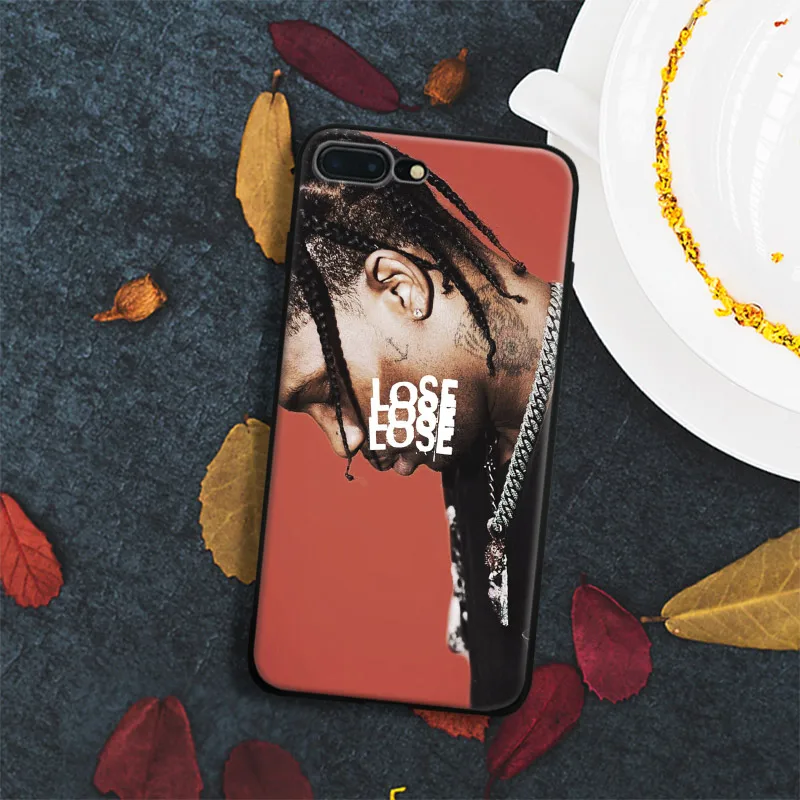 

travis scott la flame rap hip hop Soft Silicone Phone Case Cover Shell For Apple IPhone 5 Se 5s 6 6s Plus 7 8 7Plus 8Plus X