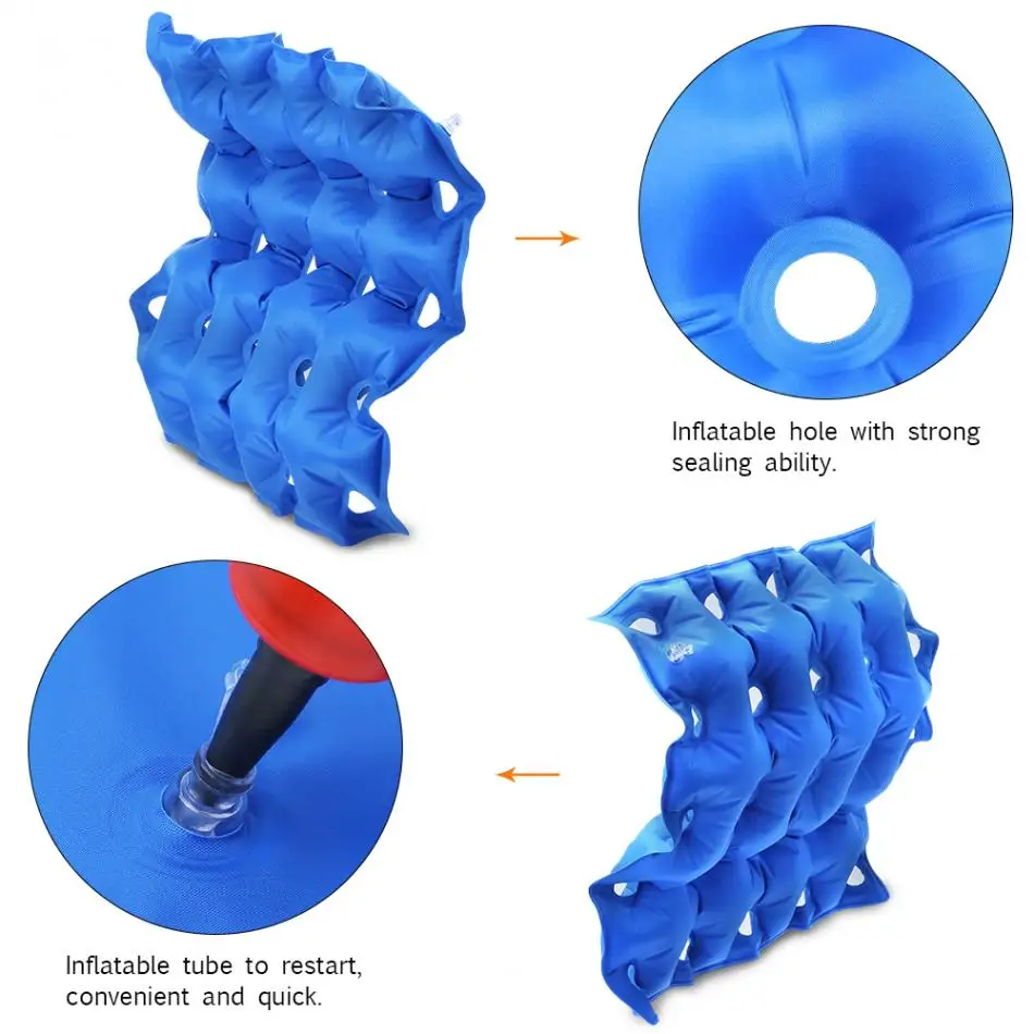 Воздушная подушка из ПВХ надувная подушка-сиденье против пролежней подушка для стула медицинский коврик для инвалидной коляски кресло для офиса и дома подушка+ насос