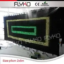 Guangzhou прожектор RGB Светильник Освещение сцены декоративный светодиодный видео занавес