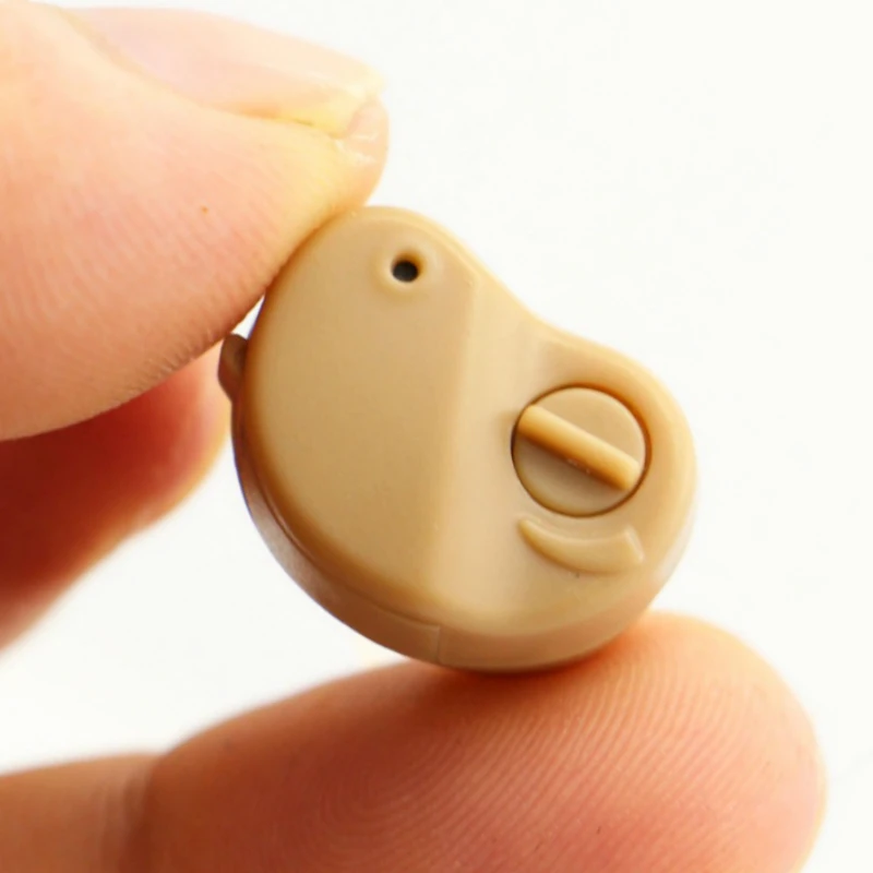 Портативный маленький Невидимый усилитель звука слуховой аппарат с - Фото №1