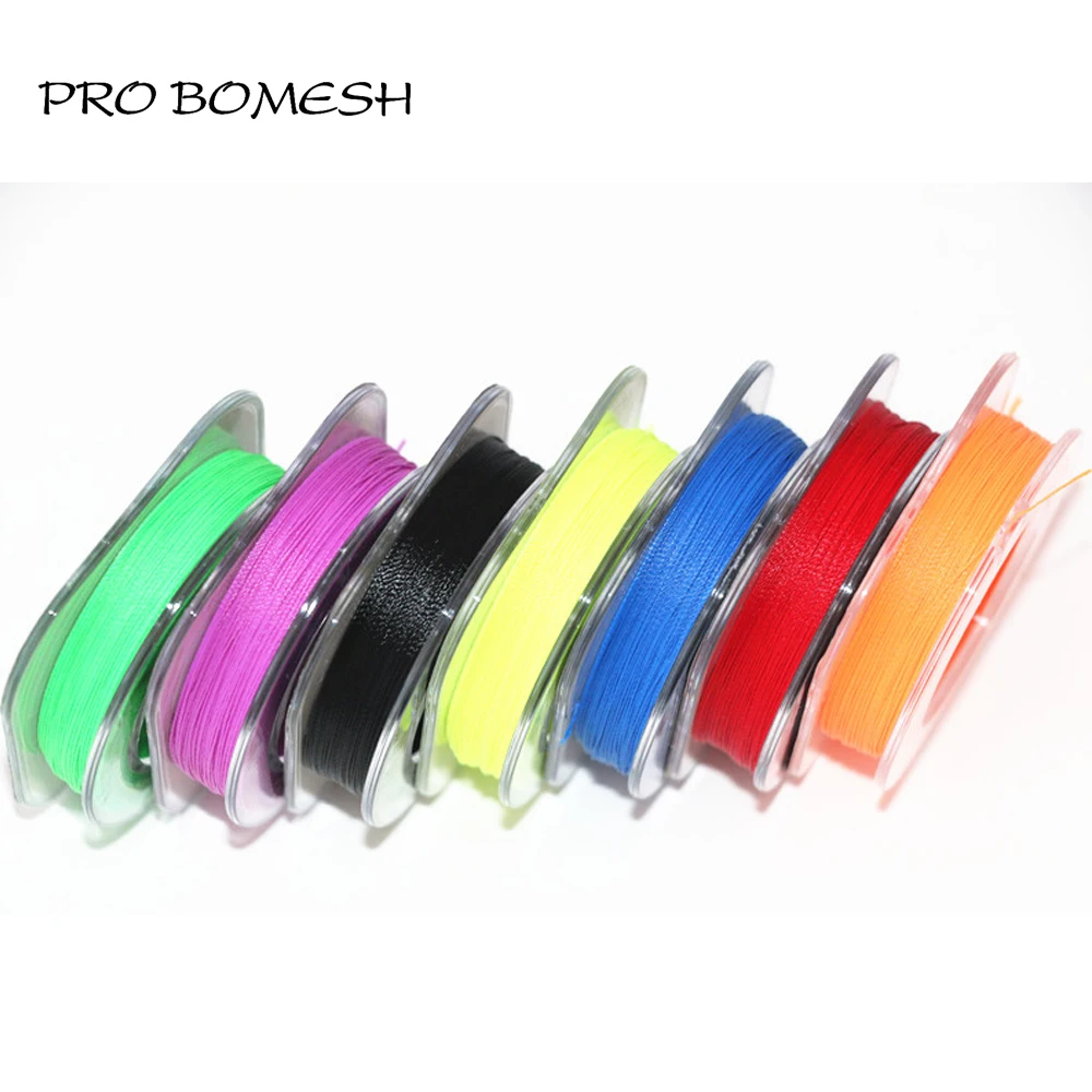 

Pro Bomesh 7Spools/Lot 50m/Spool 200D NCP Wrapping Thread Spinning Rod Casting Rod DIY Fishing Rod Building Material Repair