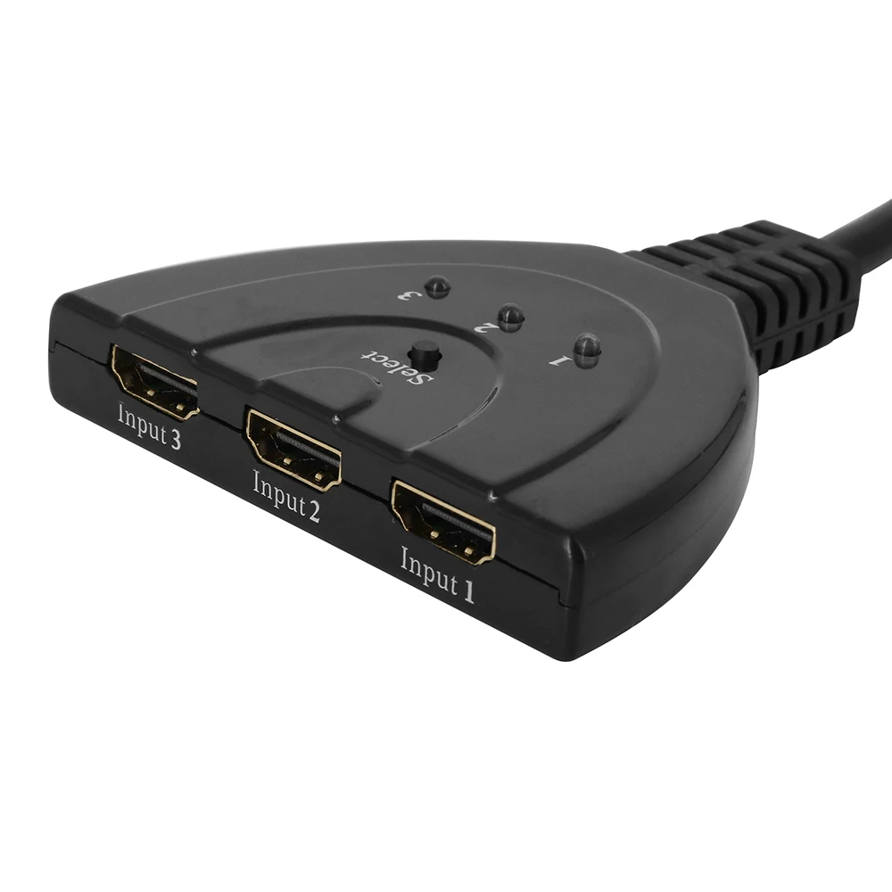 YTTL 3 в 1 разветвитель порта HDMI мультидисплей автоматический переключатель