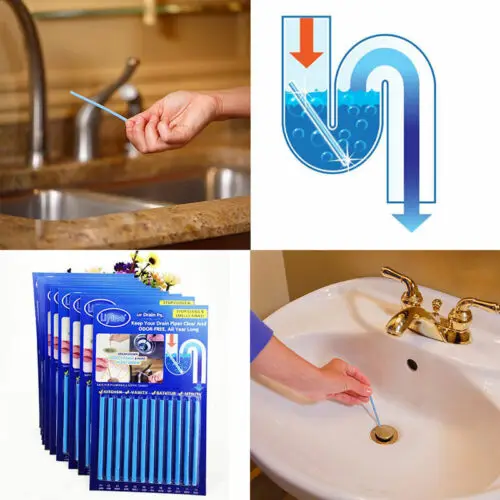 

2set Sani Sticks Drain Cleaner Odour Remover Kitchen Bath Tub Sink dropshipping