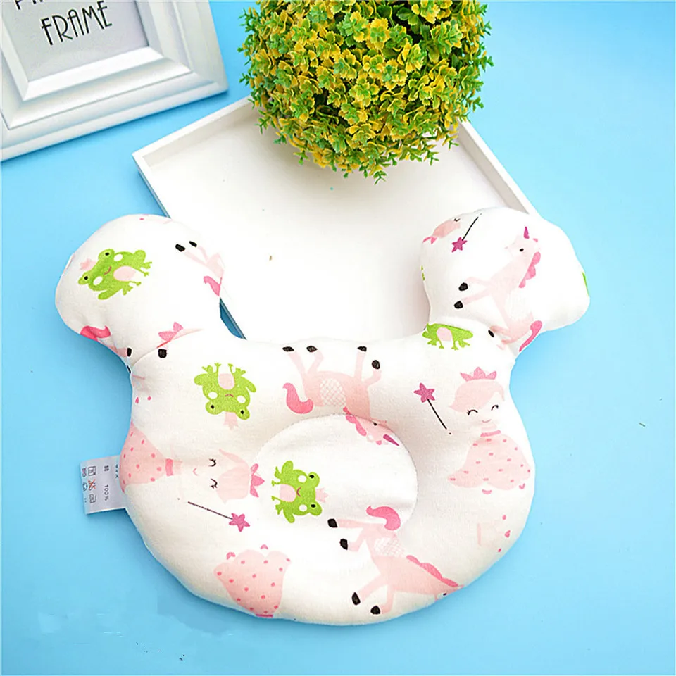 Lovely Baby Pillow Newborn Baby Pillow Baby Positioner Anti Roll Crown
