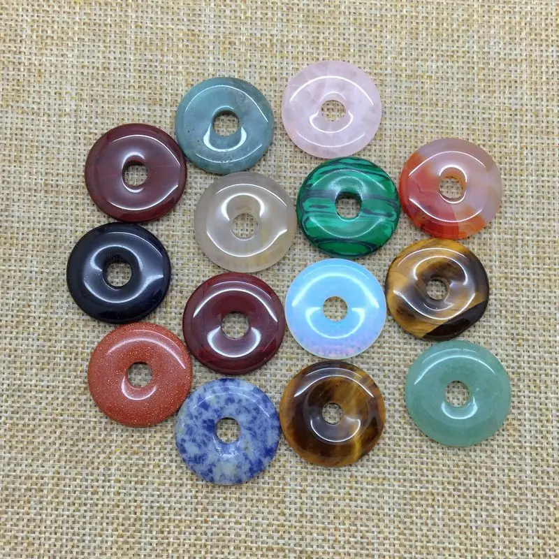 Beautiful Chinese natural 30mm hand-carved Harmony Lucky purple pendant Fashion Jewelry