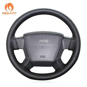 

MEWANT Black Artificial Leather Car Steering Wheel Cover for Jeep Compass 2006-2010 Old Patriot 2007-2010