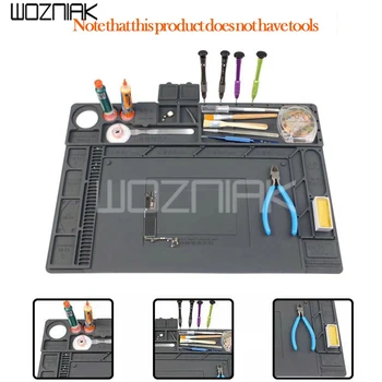 

WL W-168 Soldering Repair Maintenance Platform Heat Insulation Silicone Station Pad Multifunction Electrical BGA Soldering Repa