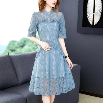

Lace Dress For Women Vestidos De Fiesta De Noche Vestido De Festa Elegant Women's Dresses Pastel Women Clothes 2019 Ukraine