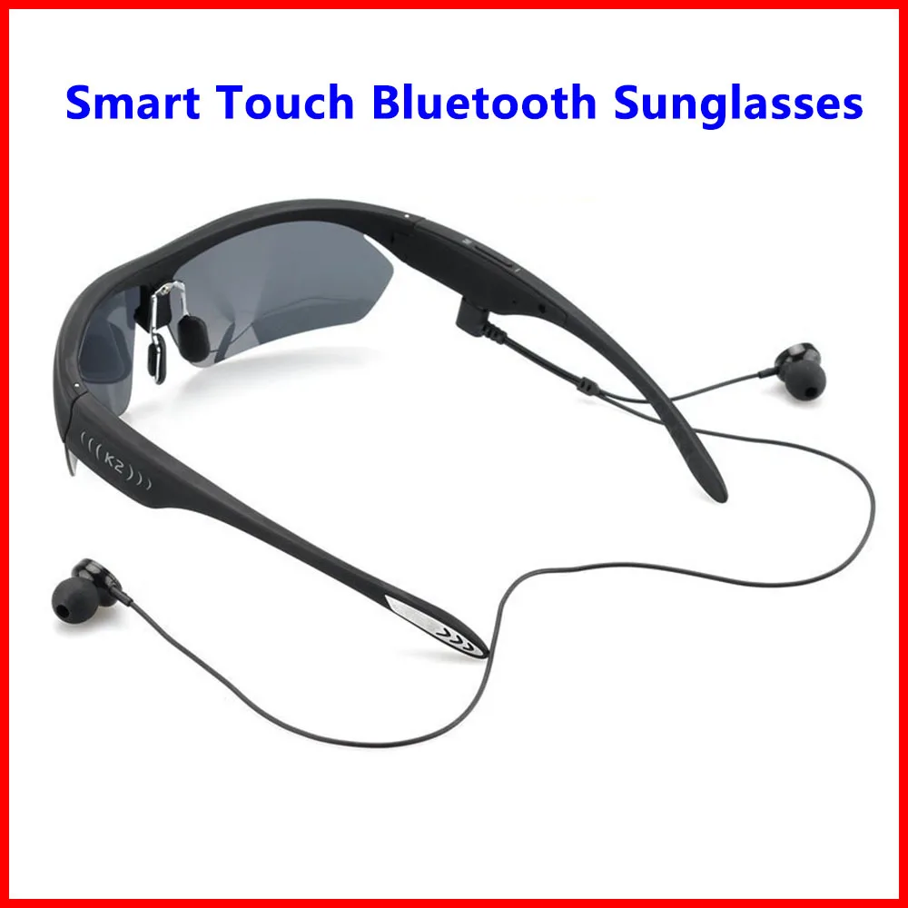 K2 Smart Touch Polarized Sunglasses Bluetooth 4.0 Stereo Headphone Headset Voice Control w/ Mic For iPhone Samsung LG Xiaomi HTC |